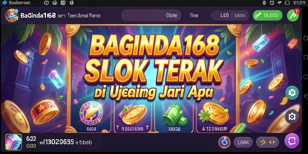 Tampilan gameplay slot yang menarik dan penuh warna di BAGINDA168.