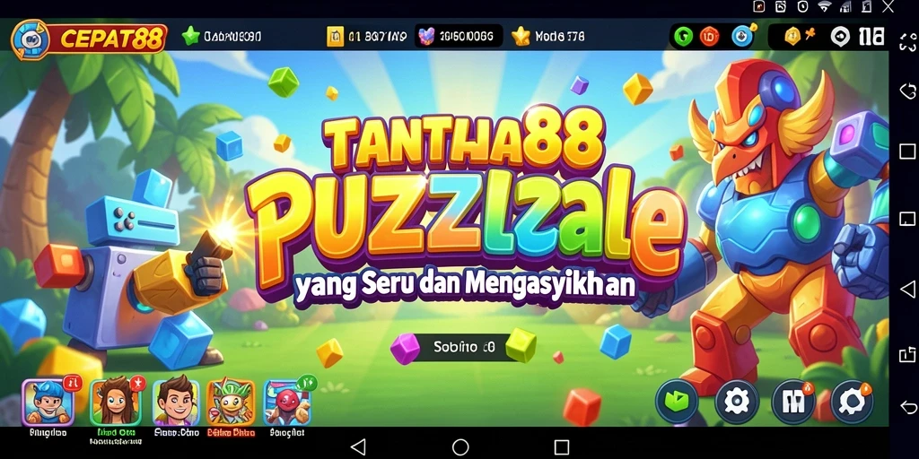 Tampilan gameplay menantang di CEPAT88 dengan berbagai level puzzle.