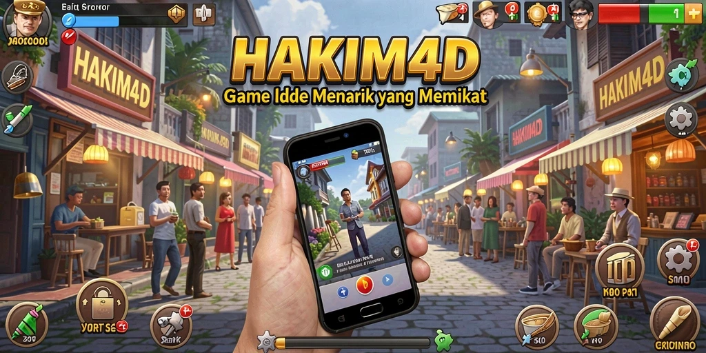 Tampilan gameplay HAKIM4D yang menyenangkan dan interaktif.