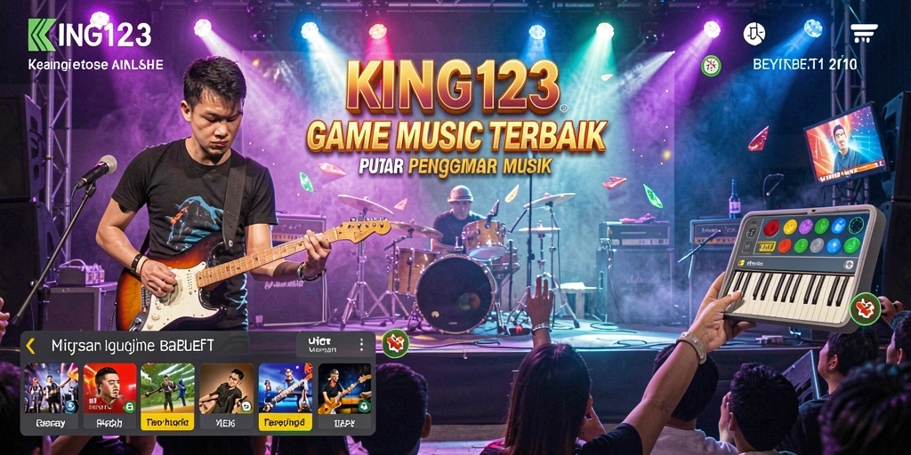 Tampilan gameplay KING123 yang penuh warna dan dinamis.