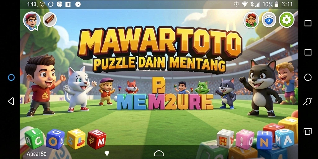 Tampilan permainan <strong>MAWARTOTO</strong> yang menarik dengan berbagai teka-teki.