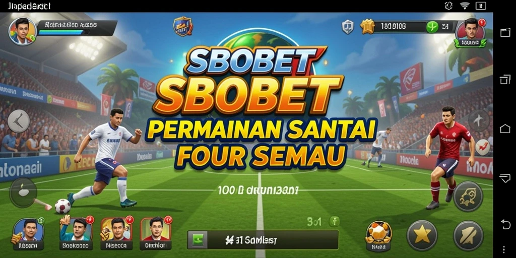 Tampilan menarik dari gameplay SBOBET dalam suasana santai.