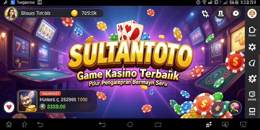 Tangkapan layar permainan Kasino yang mendebarkan di SULTANTOTO.