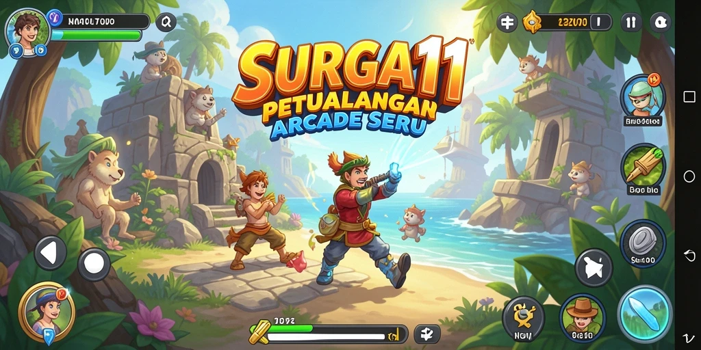 Screenshot gameplay SURGA11 menunjukkan aksi seru dan tantangan menarik.